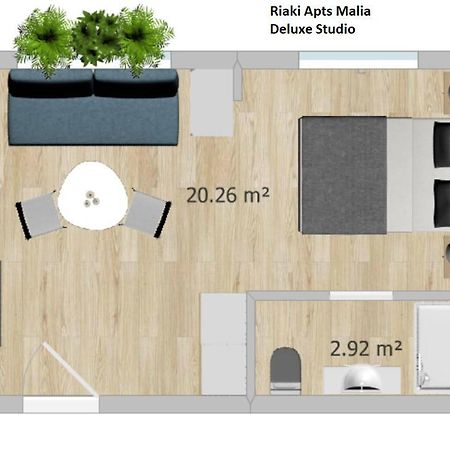 Riaki Apts Mália Exterior foto