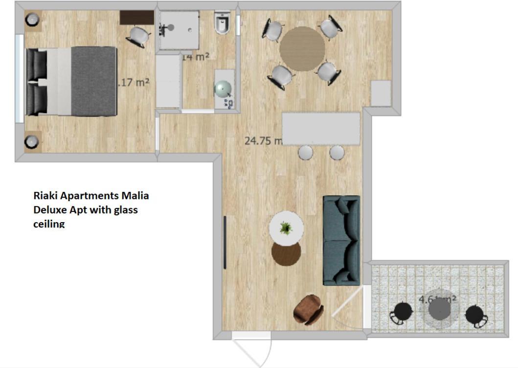 Riaki Apts Mália Exterior foto